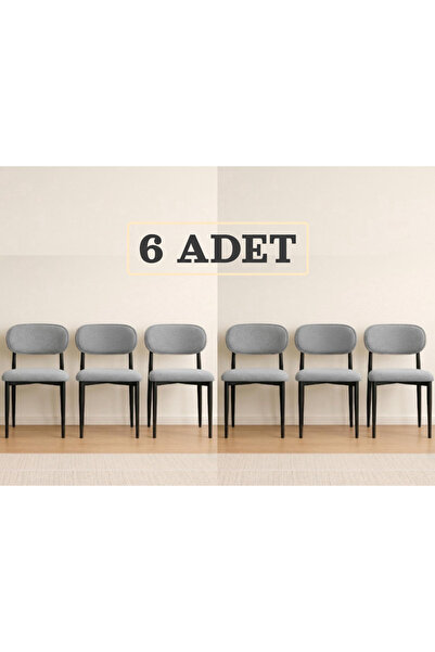 JoyMassa POLO SANDALYE SİYAH AYAKLI (6 ADET)