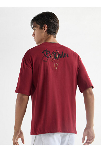 FAV Printed T-shirt with Crew Neck and Short Sleeves