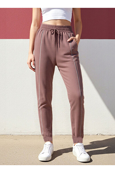 Kappa Contrast Piping Detail Joggers with Drawstring Closure