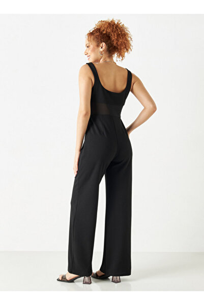 FAV Sleeveless Jumpsuit with Panel Detail