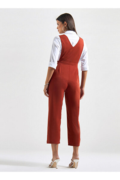 FAV Jumpsuit with V-neck and Pockets