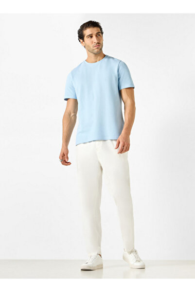 Iconic Textured Knit T-shirt With Short Sleeves