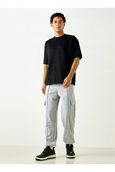 Starter Logo Applique Relaxed Fit Cargo Joggers With Drawstring Closure