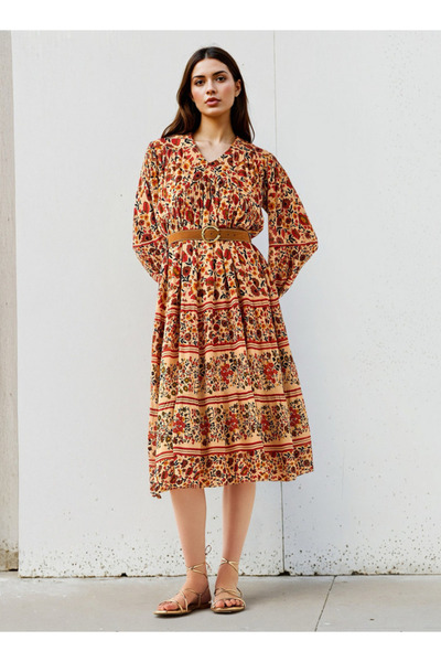 Lee Cooper Bohimian Printed Dress