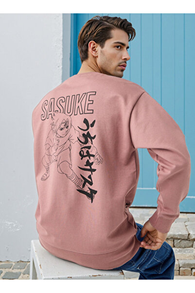 SP Characters سويت شيرت بطبعة رسومية لساسوكي