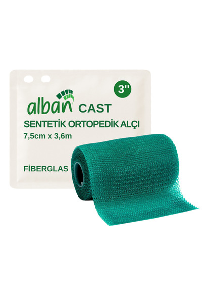 Alban Cast Sentetik Alçı 7,5cmx3,6mt 3 inç