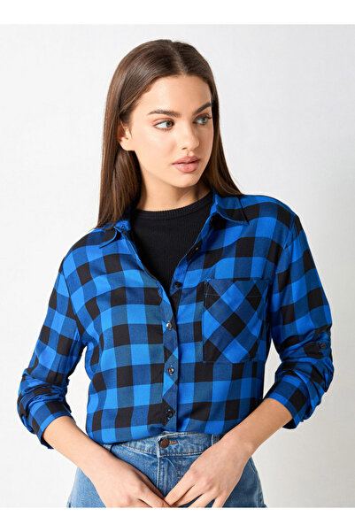 Lee Cooper Lee Cooper Relaxed Fit Checked Shirt with Long Sleeves