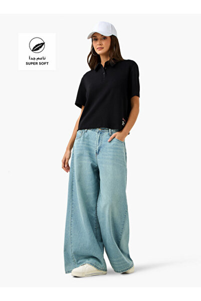 SP Characters تي شيرت بولو بطبعة توم وجيري