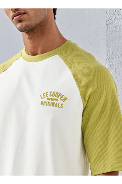 Lee Cooper Printed T-Shirt with Raglan Sleeves