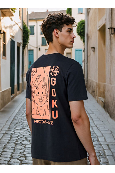 FAV Dragon Ball Z Print Crew Neck T-shirt