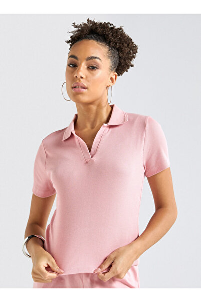 FAV Textured Polo T-shirt And Cargo Joggers Set