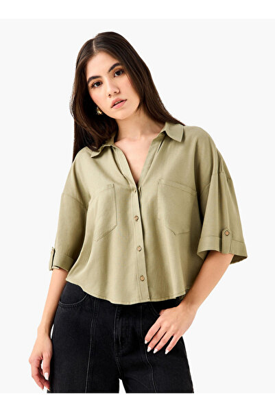 Lee Cooper قميص لي كوبر ذو الياقة وقصّة عادية