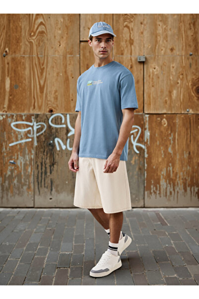 SP Characters تي شيرت بطبعة فان جوخ مع رقبة دائرية وأكمام قصيرة