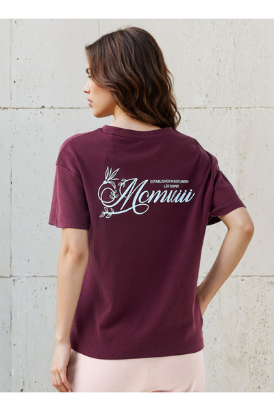 Lee Cooper T-shirt Regular Fit with Logo Print Cotton