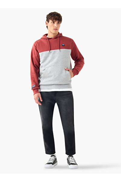 FAV Panelled Hoodie with Kangaroo Pocket