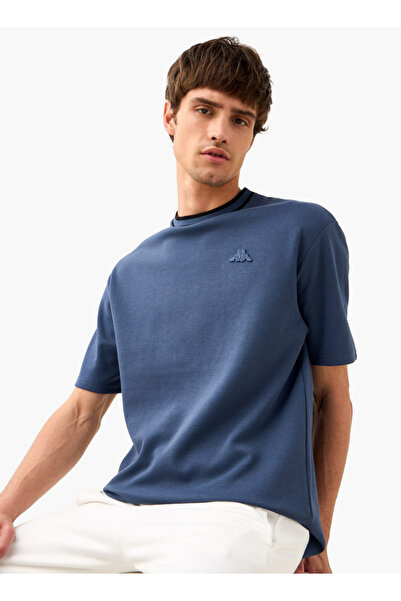 Kappa تي شيرت مطرز بالشعار