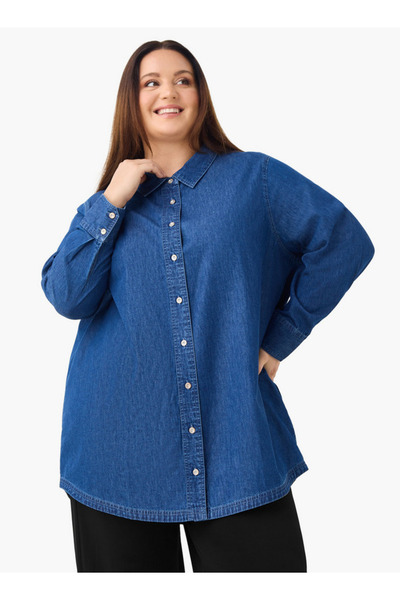 Ulla Popken Plus Size Ulla Popken Tencel Shirt