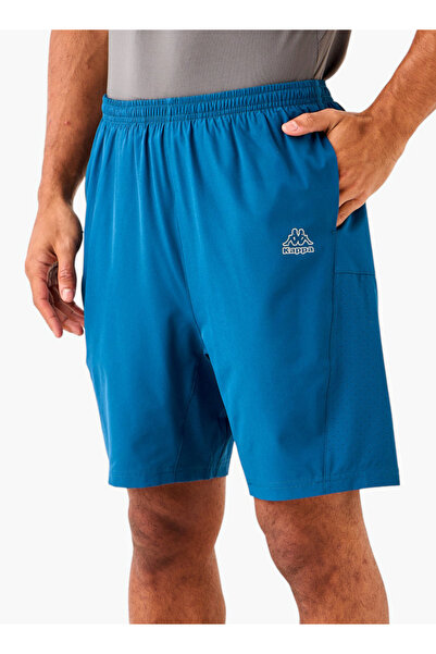 Kappa شورت مطبوع عليه شعار مع خصر مطاطي وجيوب