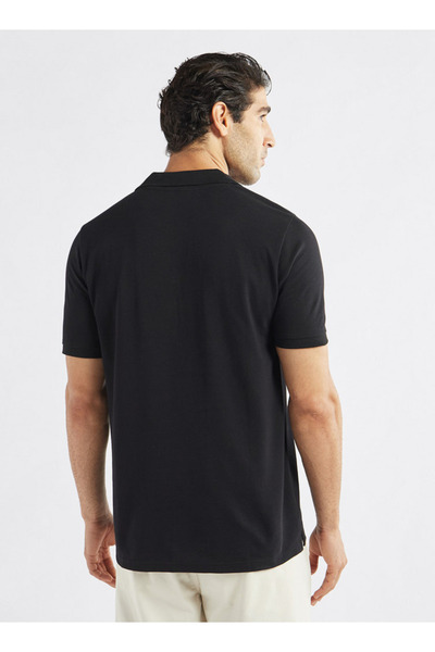 FAV Solid Polo T-shirt with Short Sleeves