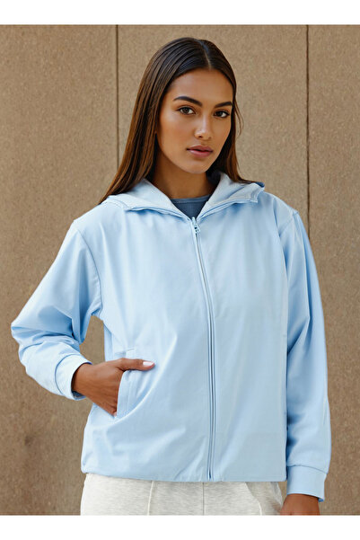 FAV سترة بغطاء رأس مبطنة بالصوف بمقاس عادي