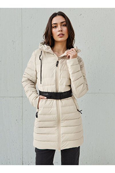 Kappa Women Belted Longline Puffer Jacket