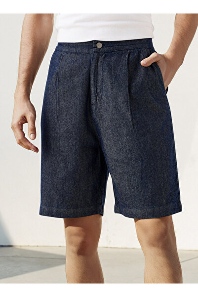 Lee Cooper Pleated Denim Shorts