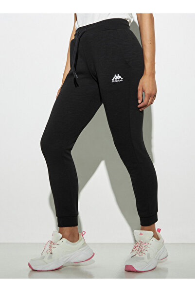 Kappa Logo Embroidered Joggers with Drawstring Closure