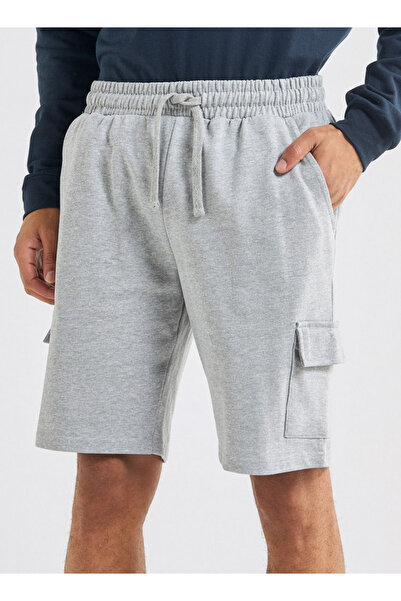 FAV Solid Flexi Waist Shorts with Drawstring Closure