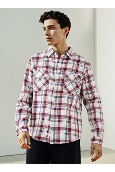 Lee Cooper قميص منقوش بقصّة عادية