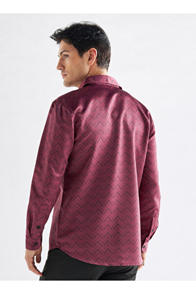 FAV Printed Satin Evening Shirt