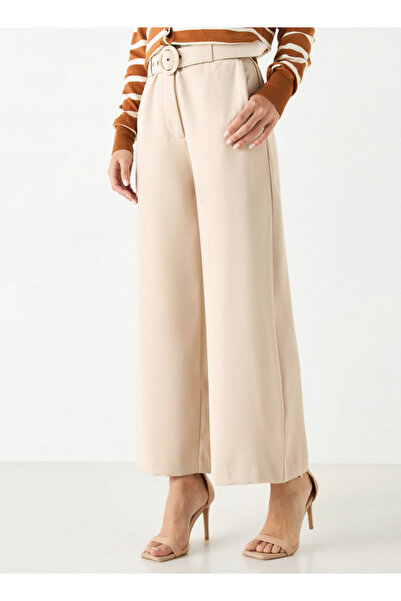 Iconic Solid Trousers With Belt