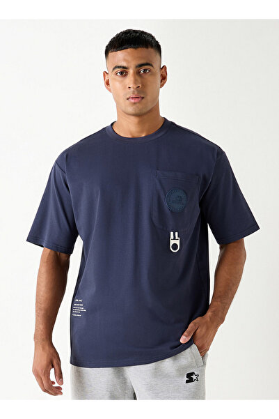 Starter Typographic Print T-shirt With Short Sleeves