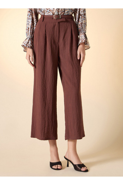 Iconic Belted Culottes With Pockets