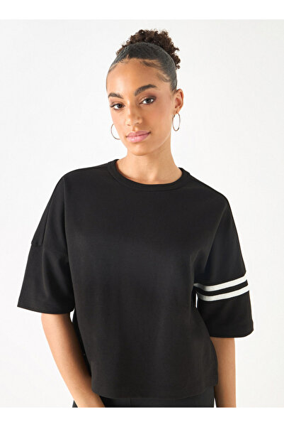 Kappa تي شيرت بطبعة شعار وأكمام قصيرة