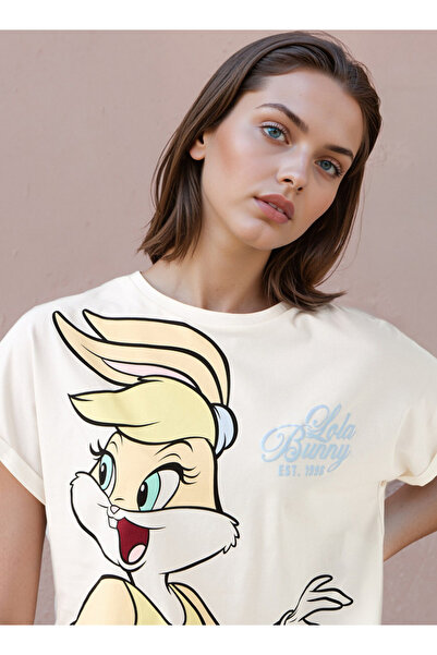 SP Characters Lola Bunny Cropped T-shirt with Extended Sleeves