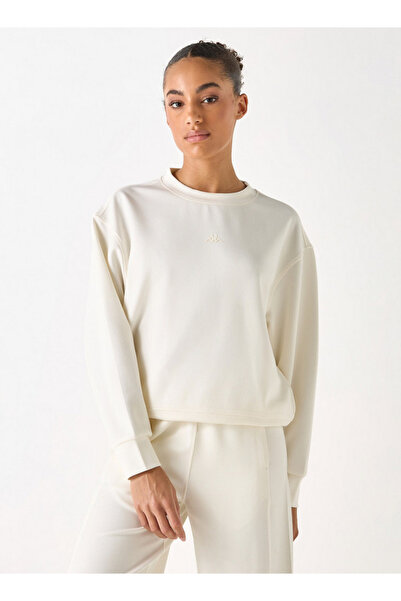 Kappa Logo Print Sweatshirt With Long Sleeves