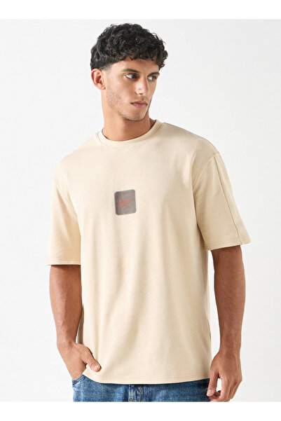 Lee Cooper Printed Crew Neck T-shirt With Short Sleeves