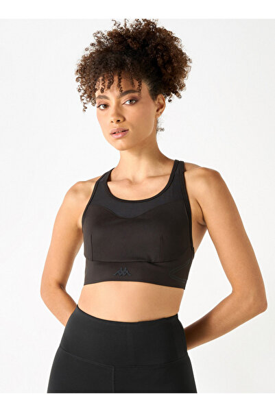 Kappa Panelled Sports Bra With Crossback Strap
