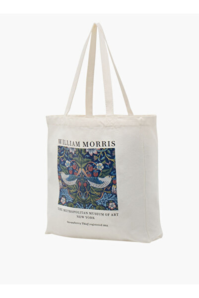 SP Characters William Morris Print Shopper Bag with Double Handles
