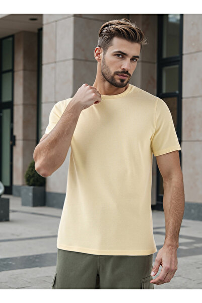 Iconic تي شيرت منقوش بنقشة الفشار