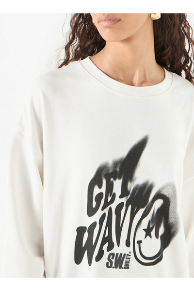 SP Characters SmileyWorld Print Sweatshirt with Long Sleeves