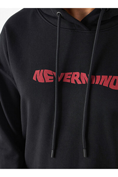 SP Characters Nirvana Print Hooded Sweatshirt with Long Sves