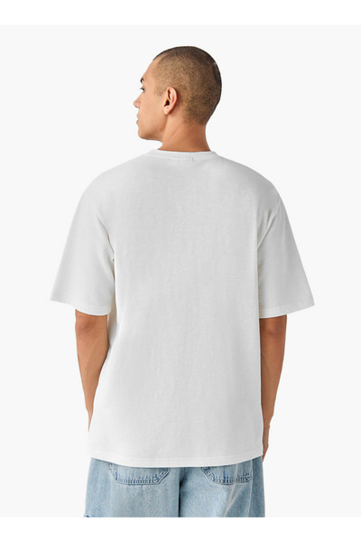 SP Characters Printed Crew Neck T-shirt with Short Sleeves