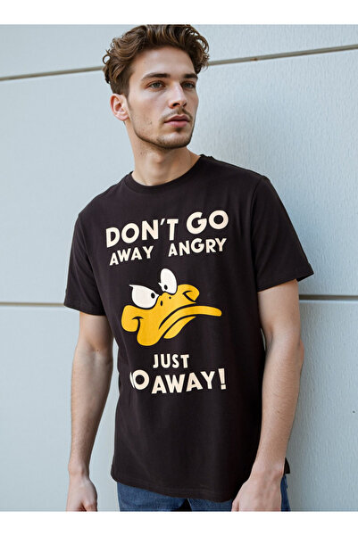 SP Characters تي شيرت بطبعة دافي داك ورقبة دائرية