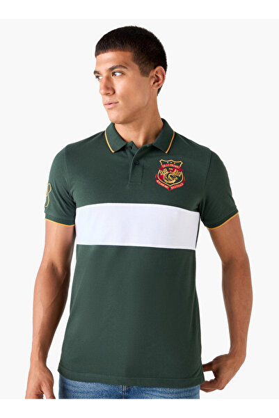 FAV تي شيرت بولو مطرز