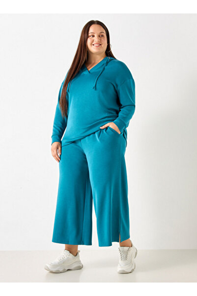 Ulla Popken Plus Size Relaxed Fit Pants With Pockets