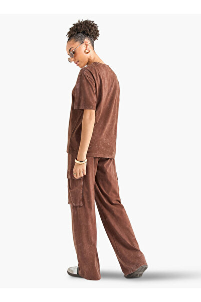 FAV Crew Neck Boxy T-shirt and Cargo Pants Set