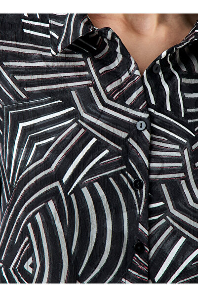 FAV Regular Fit Viscose Printed Shirt with Collar