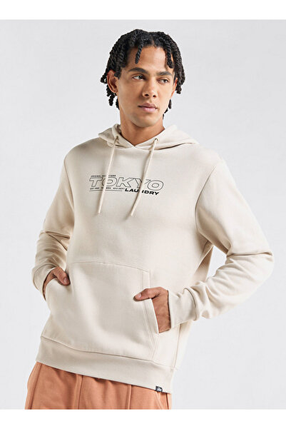 FAV Printed Hooded Sweatshirt With Long Sleeves