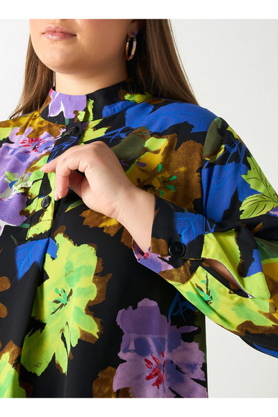 Ulla Popken NEO FLORAL BLOUSE